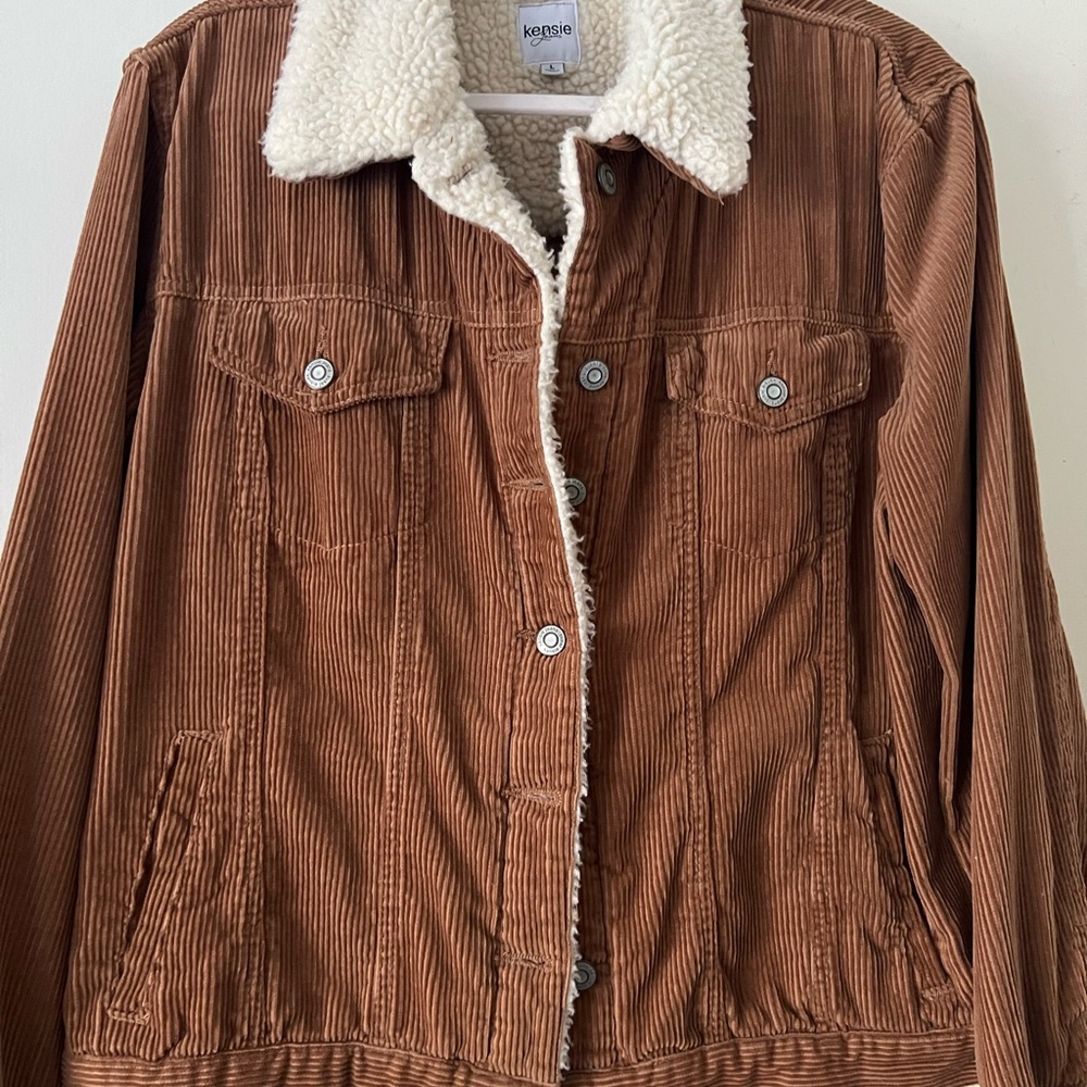 Corduroy trucker jacket